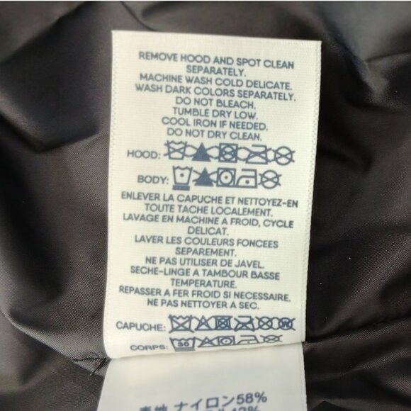 Land's End Women's 600 Down Winter Coat in Grey Heather w/ Hood 3X PETITE Plus - Picture 10 of 11